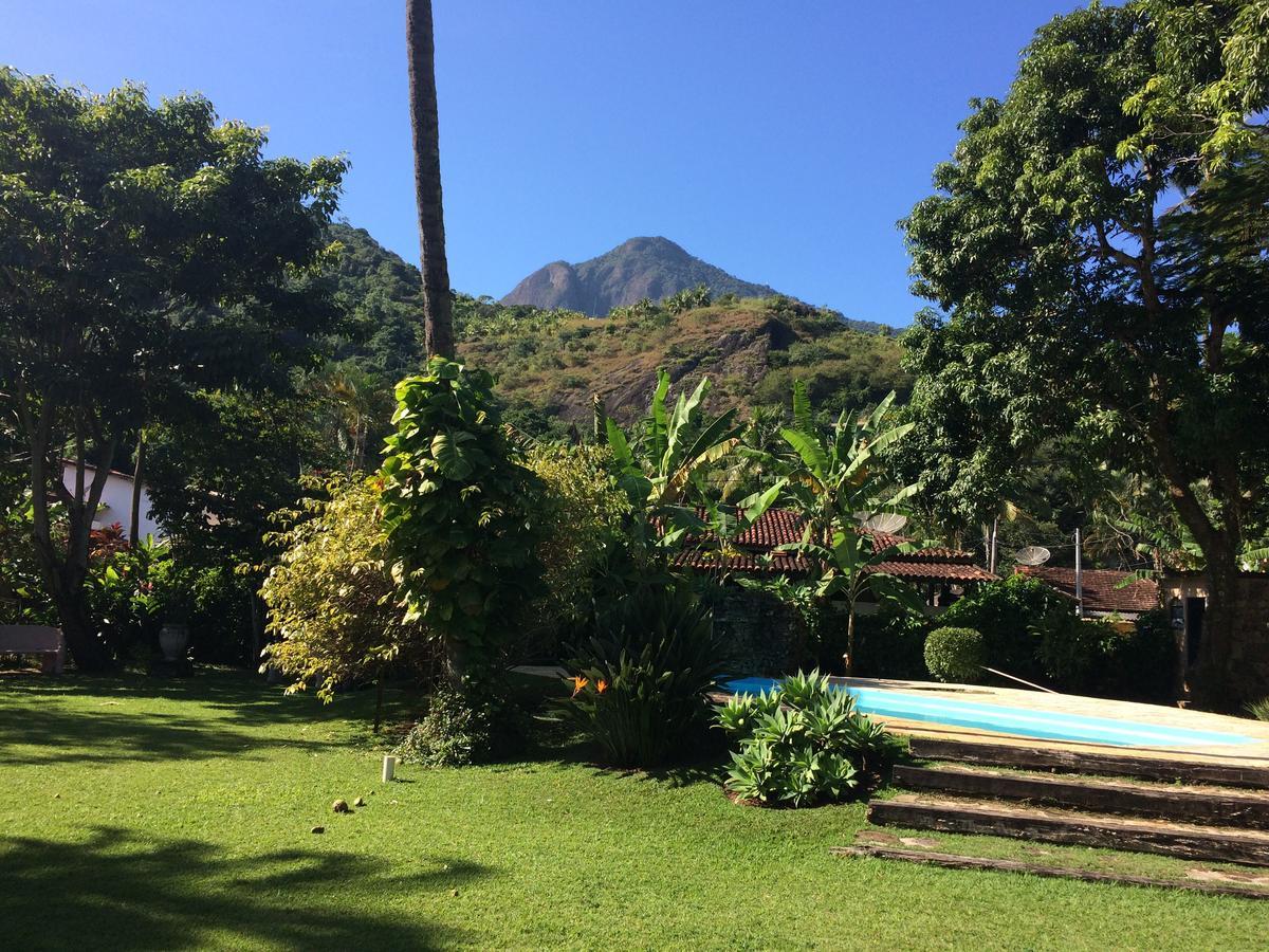 Casa Colonial Terrea No Saco Da Capela Em Ilhabela Villa Bagian luar foto