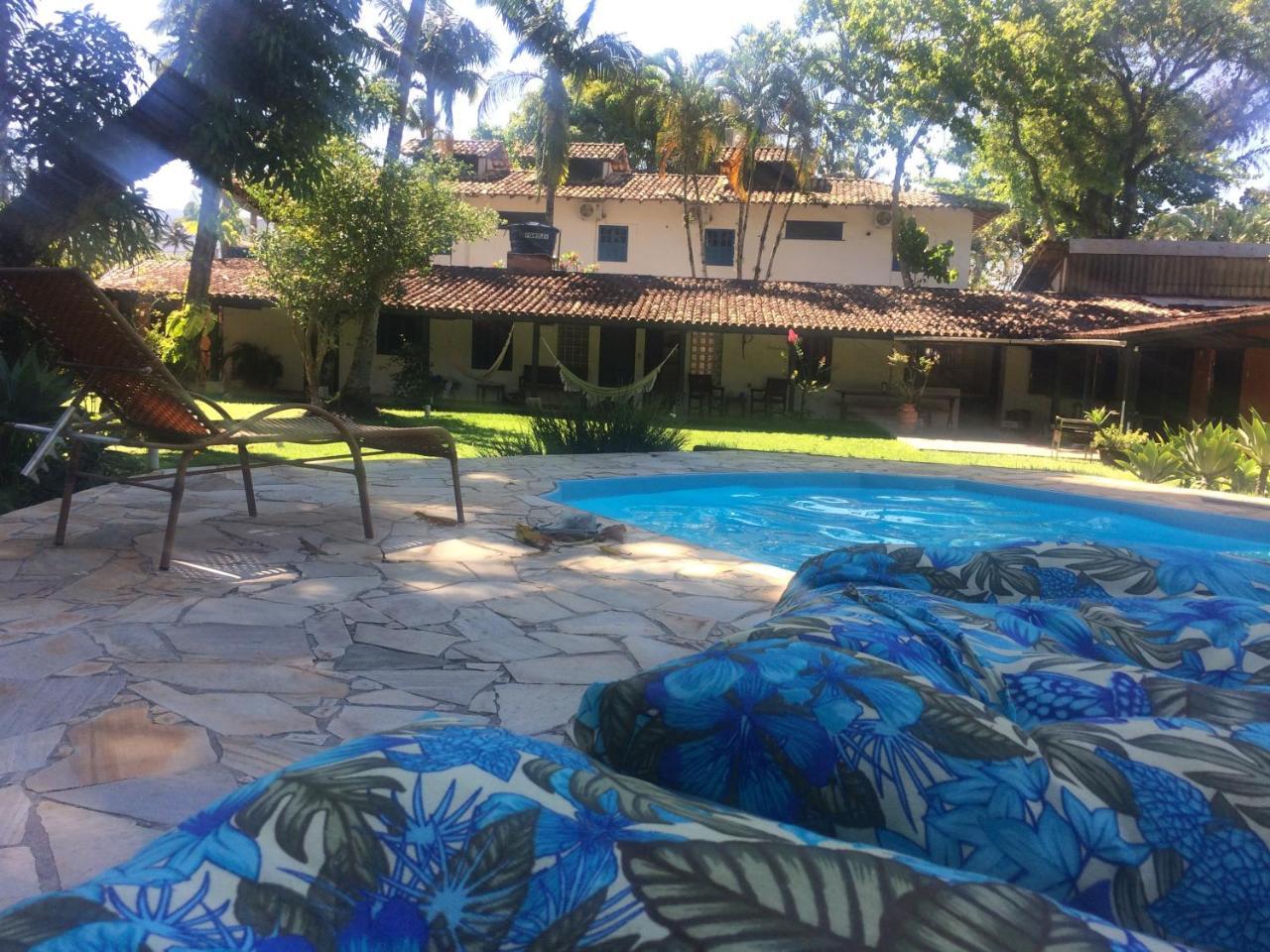 Casa Colonial Terrea No Saco Da Capela Em Ilhabela Villa Bagian luar foto